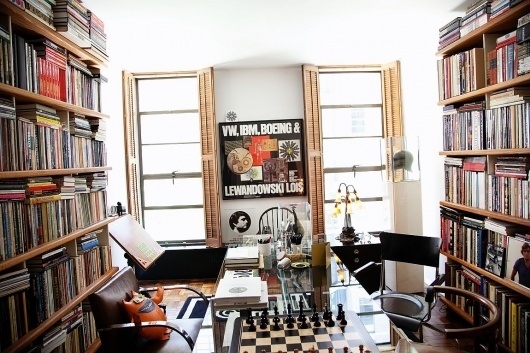 George Lois at Home in New York City #lois #george