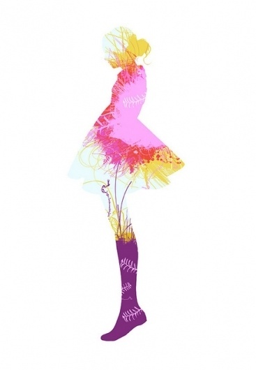 CHRIS KEEGAN #chris #pink #female #illustration #lady #keegan