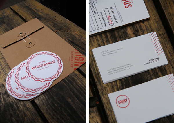 Aberdeen Angus Re-Brand #business #card #coasters #branding