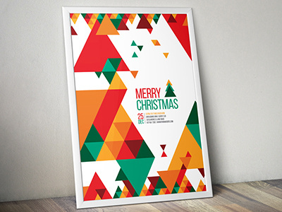 Minimal Christmas Flyer You can download it here: http://graphicriver.net/item/minimal-christmas-flyer/9638694?ref=abradesign #modern #flyer #christmas #poster #template