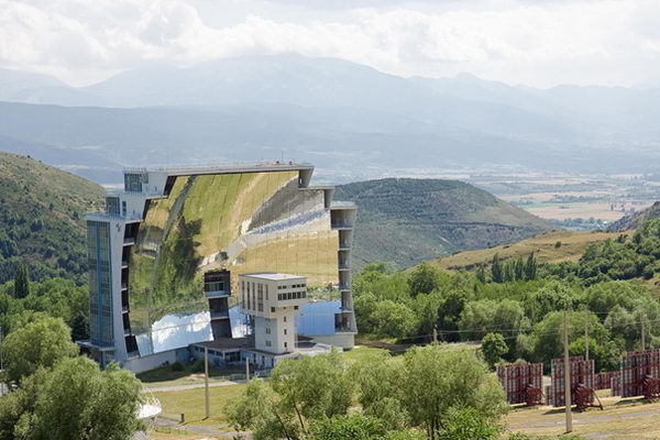 Solar Furnace (Odeillo, France) #building #house #interesting