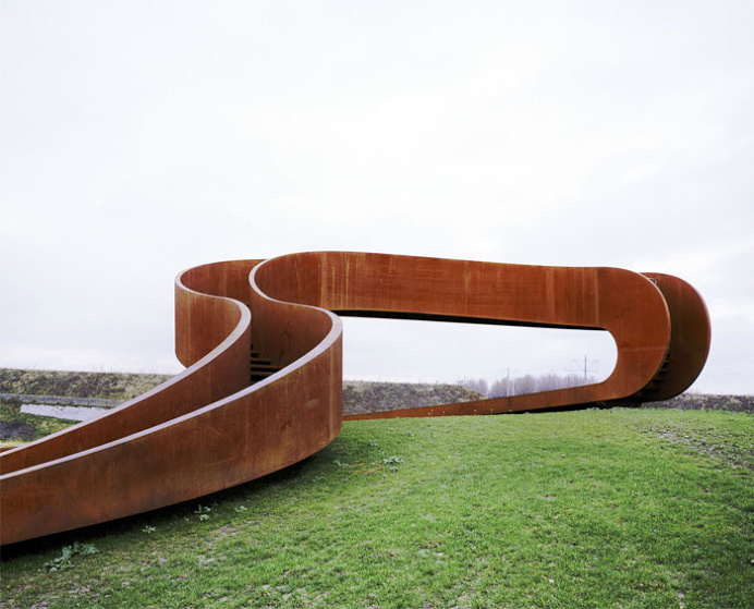 Giant Circular Stair by NEXT Architects - #art, #outdoor, #architecture, #landscaping,