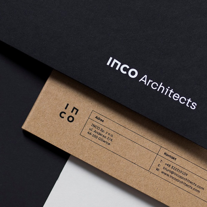 INCO Architects Corporate Design - Mindsparkle Mag INCO Architects is an architectural practice based in Gliwice, Poland, founded in the late 1990s #packaging #identity #branding #design #color #photography #graphic #design #gallery #blog #project #mindsparkle #mag #beautiful #portfolio #designer