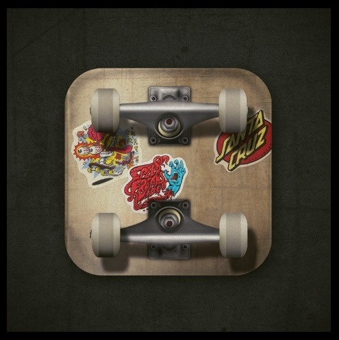 icon app skate on Behance #ipad #design #icons #iphone #app