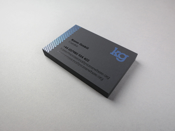 Karen Gaskill Update #business #card #stamp #foil