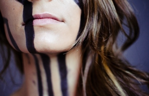 TREVOR CHRISTENSEN #kemppainen #makeup #lip #trevor #marit #christensen #paint #portrait #fashion #face
