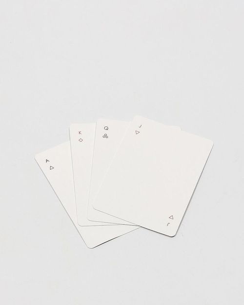 aumonique: maliara: Playing cards - Makers and Brothers m i n i m a l #cards #minimalistic #playing