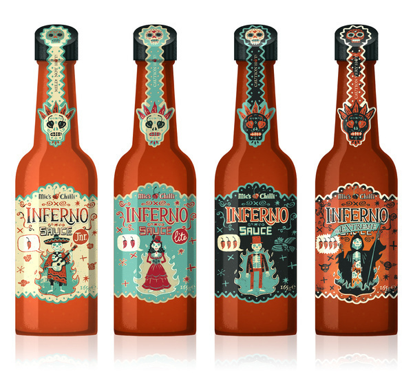 Inferno on Packaging Design Served #sillo