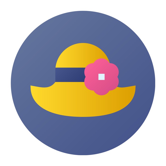 See more icon inspiration related to hats, fashion, flowers, flower and hat on Flaticon.