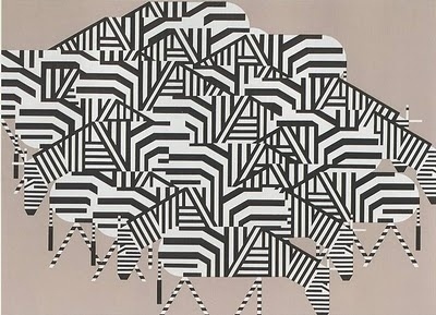 clementine studio: Charley Harper #charley #illustration #harper #zebra