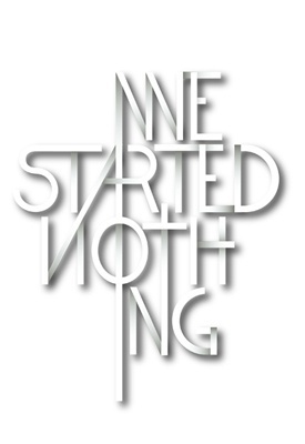 ewelina rosinska #shadows #white #started #nothing #typography