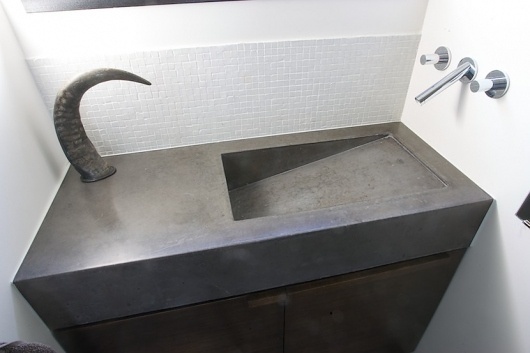 patrick davis design #interior #concrete #vanity #sink