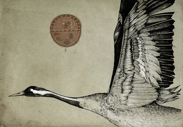 Totem on Behance #totem #goose #wing #spirit #animal