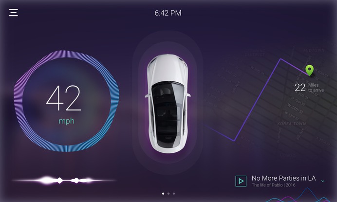 Car dashboard concept on Behance