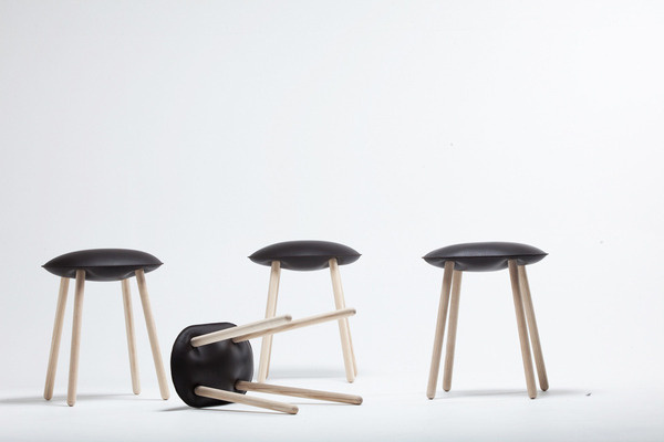 Bloated Stool by Damien Gernay #minimalist #furniture #minimal #stool