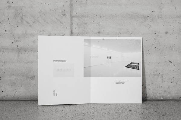 Ulrich Nausner 2012 – 2009 Showcase / Woifi Ortner — Graphic Designer, Linz/Austria #white #black #simple #plain #editorial