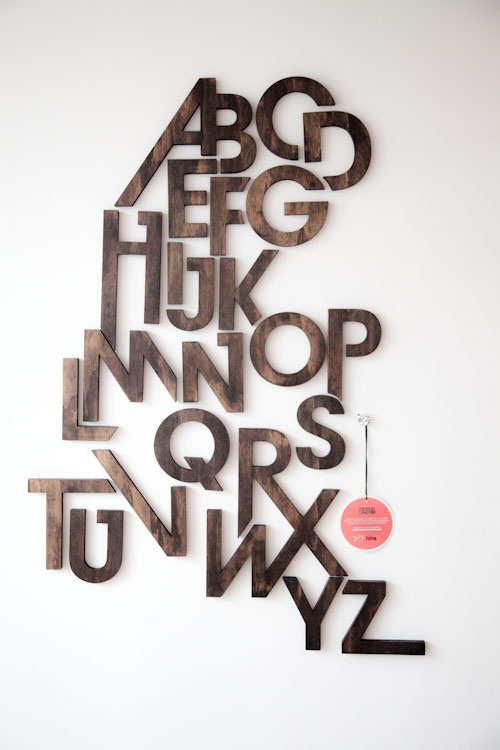 Typography inspiration example #54: typography design via kitkadesigntoronto #alphabets #design #typography