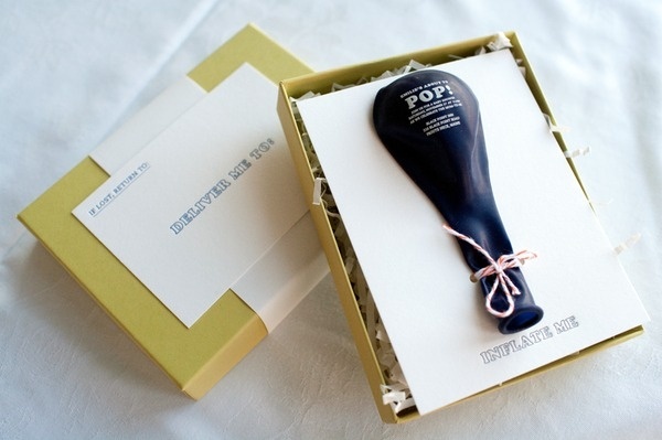 Baby shower invite #invite #print #design #balloon #package