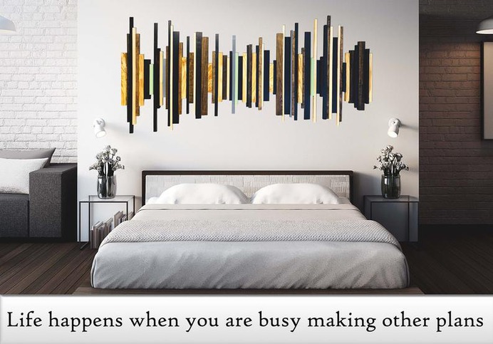 Custom Soundwave Wooden Wall Art image 0