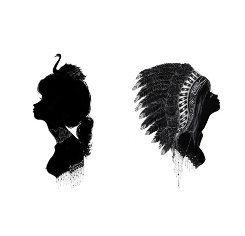 soggetti smarriti #vector #woman #black