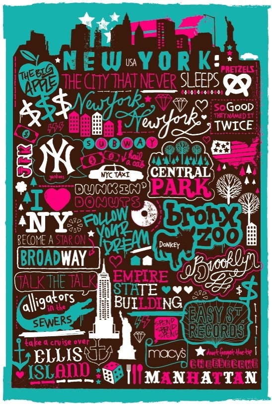 New York New York on Behance #typography