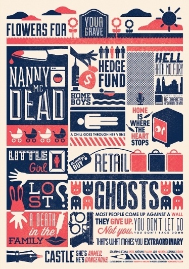 Castle-Inspired Posters - WRMSNFCTD | Creative Contagion #castle #poster #typography