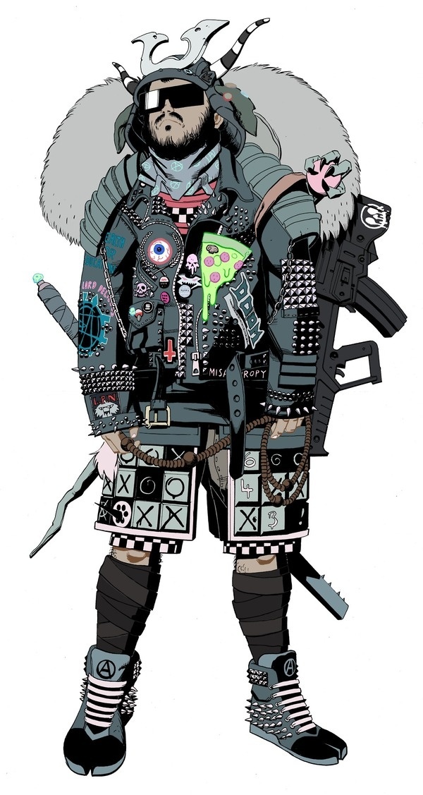 James Harvey: Photo #samurai #james #punk #harvey