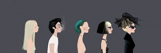 Gaga-Licious | thaeger - blog this way #illustration #gaga #potrait