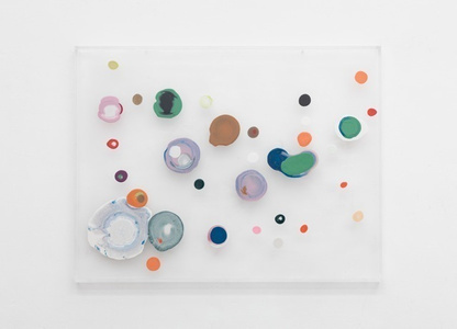 art, paint, helmut dorner, dots, shape