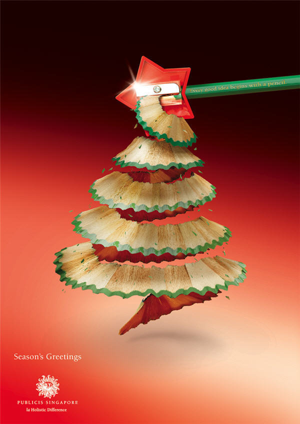 Season's greatings #christmas #creative #advertisements