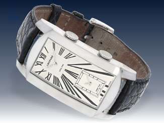 Armbanduhr: ehemals sehr teure, weißgoldene Armbanduhr, Chopard