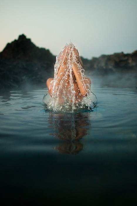 Lena in the water by Gunnar Gestur Geirmundsson #photography #water #woman