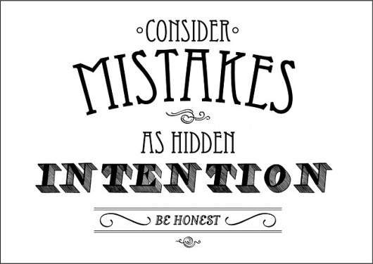 Mistakes - Dennis Andrianopoulos #mistakes #design #typography