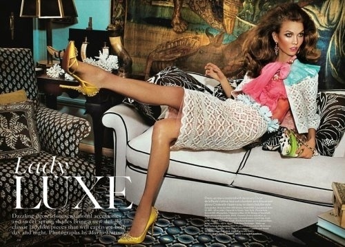 Karlie Kloss by Mario Testino » Creative Photography Blog #fashion #photography #inspiration