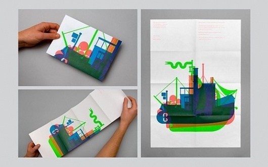 Illustration / Maddison Graphic: Christmas Card 2010 / Collate #illustration #colour