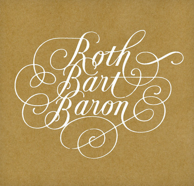 Roth Bart Baron #album #design #graphic #cover #caligraphy #typography