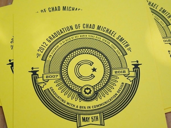 Chad Michael Smith Graduation Invitation #invites