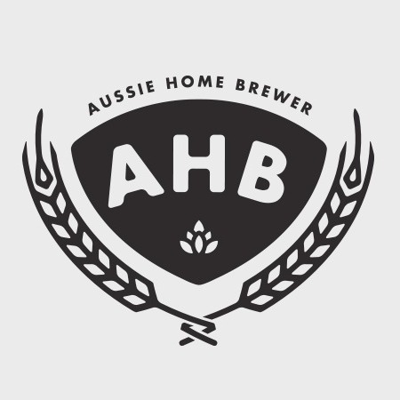 Aussie Homebrewer Logo #beer #black #austrailian #logo