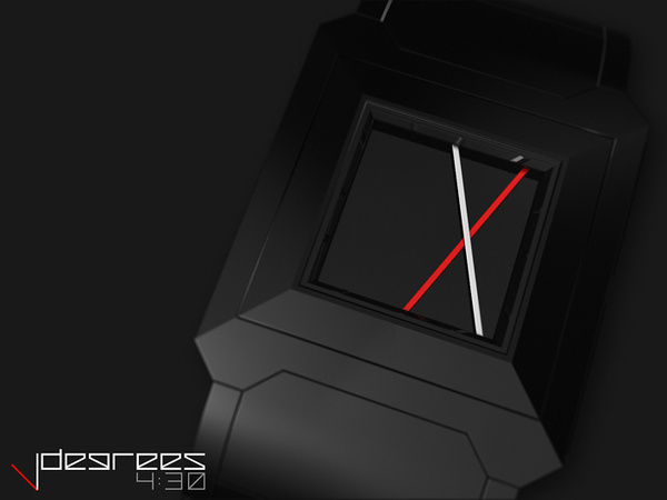 Degrees Analog Watch #design #futuristic #gadget #industrial #concept #art