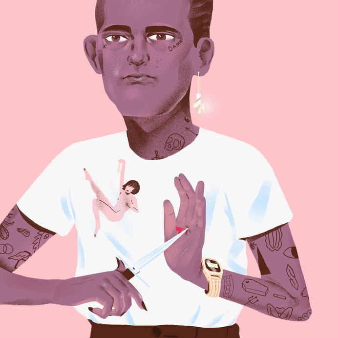 Los dibujos de Richard A Chance - Ilustración | OLDSKULL