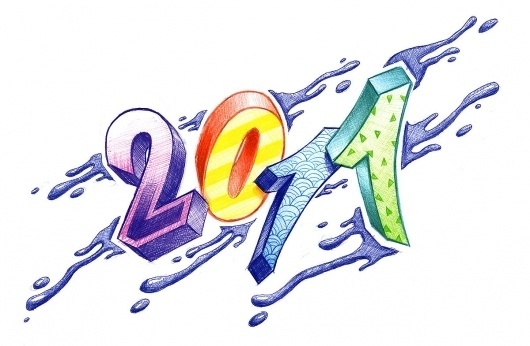 Wish card BIC 2011 | Tyrsa #analog #illustration #drawn #handmade #sketch #typography