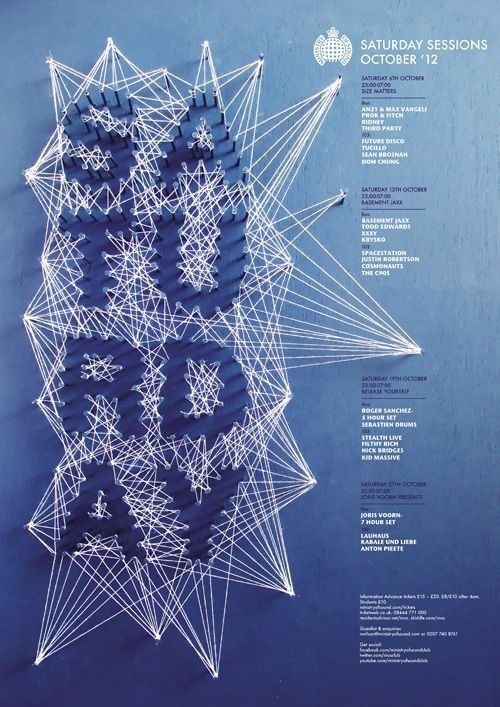 Ministry of Sound type #inspiration #lettering #poster #typography