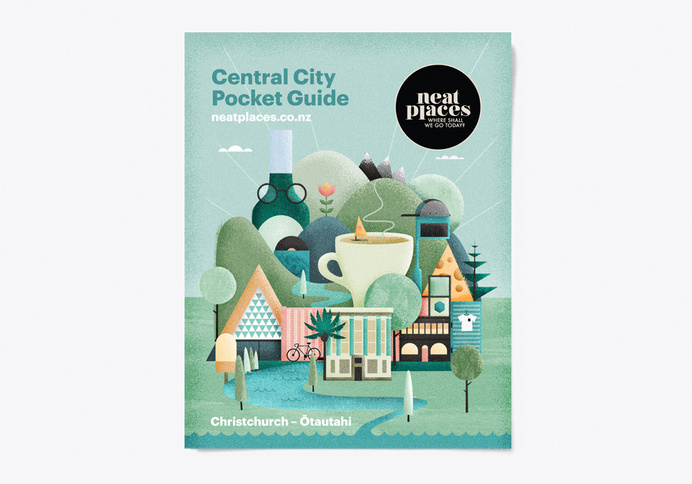 Neat Places - Brett King #illustration #mapping #graphic #texture