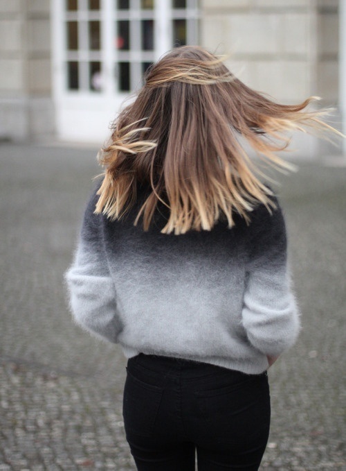 Girl #hair #back #girl #gradient