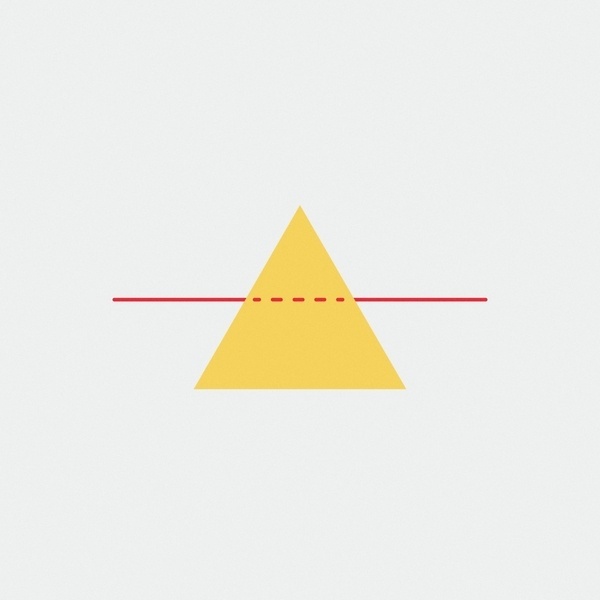 a is for anna :3 #geometry #red #lines #abstraction #yellow #triangle #type