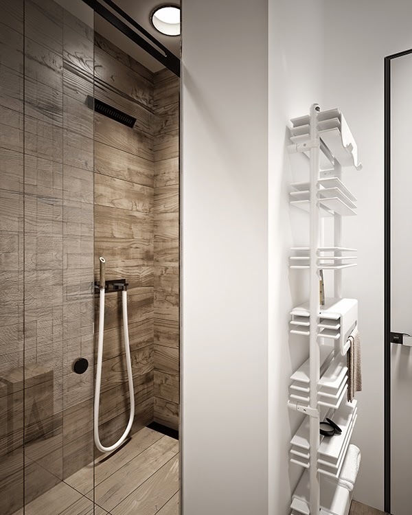 Pink: Minimalist Apartment in Kiev #design #interiors #bathroom #hoooooomecom