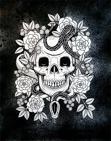 FFFFOUND! | supersonic electronic #illustration #skull