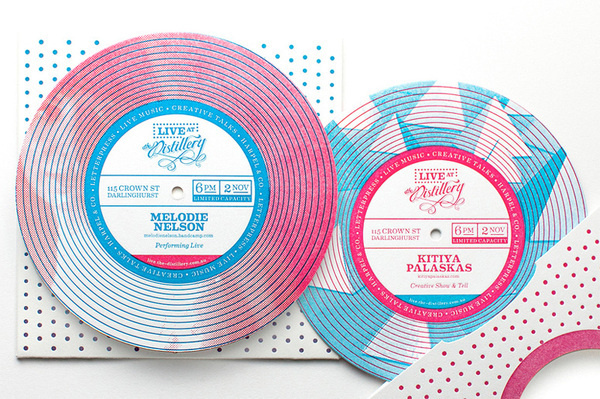 The Distillery #packaging #record #letterpress