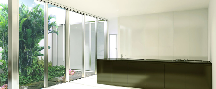 Herzog & DeMeuron 1111 Lincoln Road Miami #kitchen #black