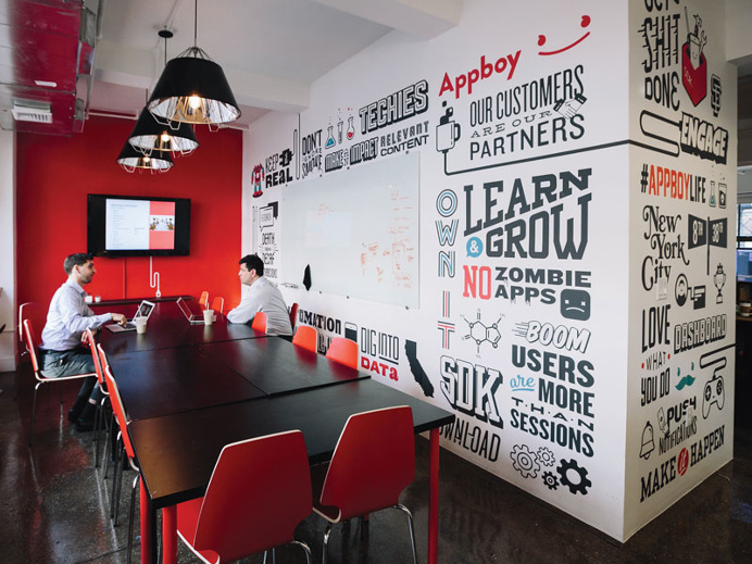 Appboy Office Mural by Jeremiah Britton